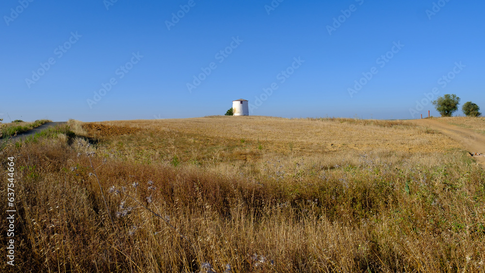 A mill in the middle of the Alentejo landscape, Portugal 2023 A mill in the middle of the Alentejo landscape, Portugal 2023