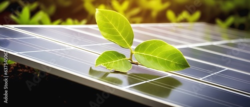 Solar field panels producin...
