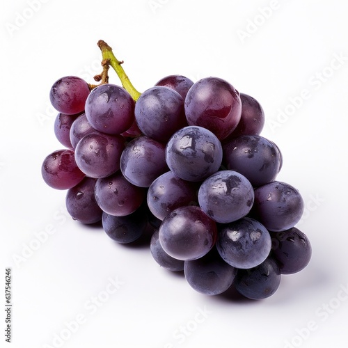 Fresh grapes isolated