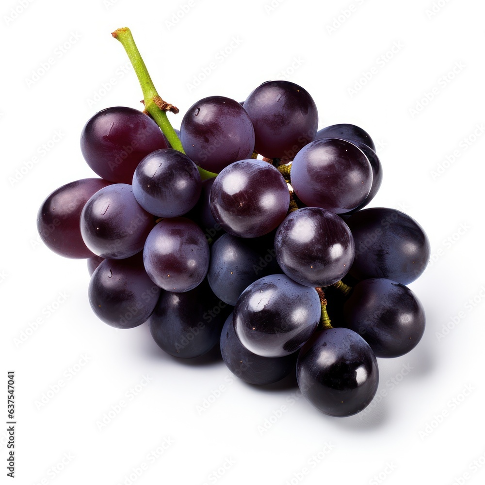 Fototapeta premium Fresh grapes isolated