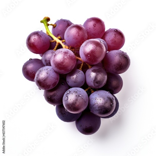 Fresh grapes isolated