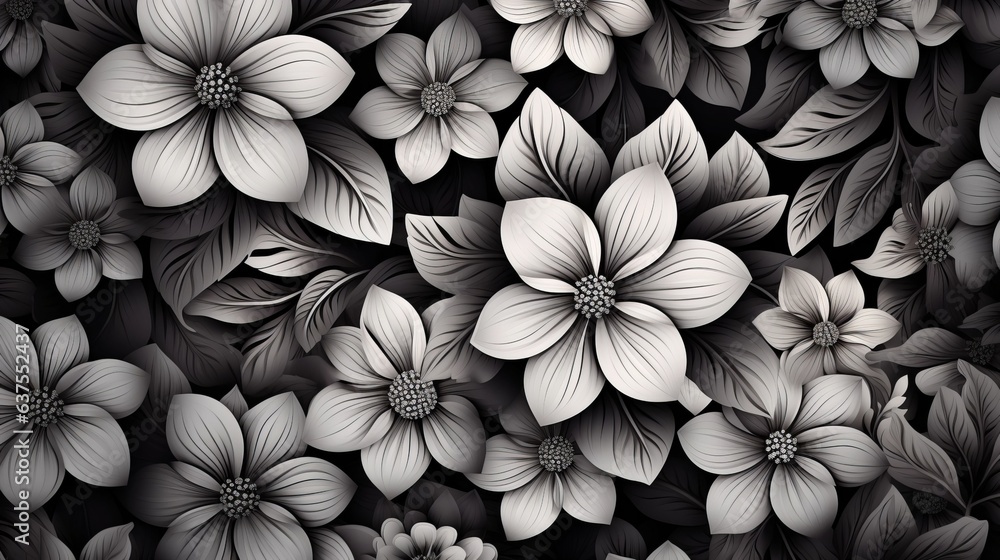 black and white flowers black and white flowers