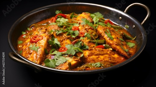 Spicy Masala Fish Dish: High-Resolution Culinary Photography for Indian Cuisine Blogs, Cookbooks, and Restaurants