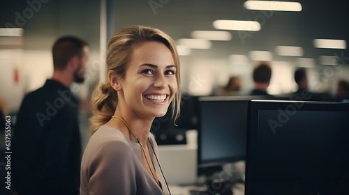 businesswoman in the Office