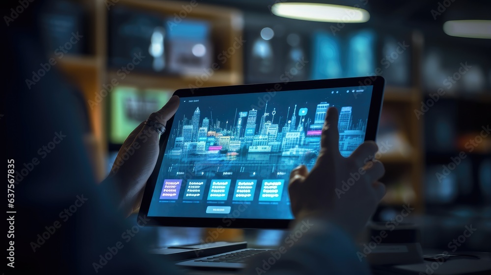 A person browsing an e-commerce website on a digital device, symbolizing the shift towards digital retail experiences A person browsing an e-commerce website on a digital device, symbolizing the shift towards digital retail experiences