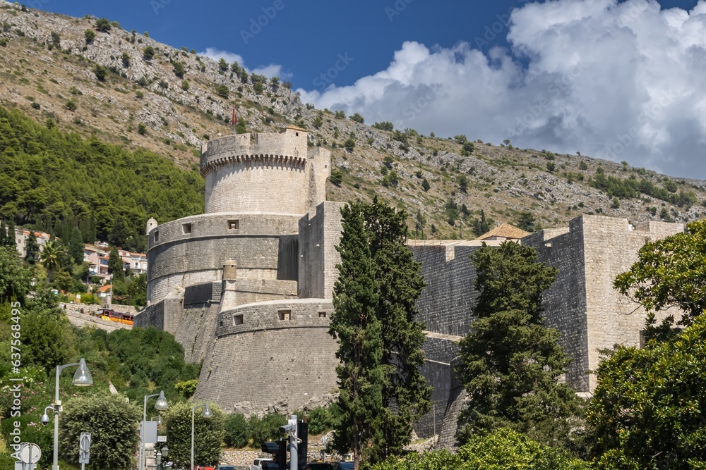 Minceta Tower, Old Town of Dubrovnik, Croatia