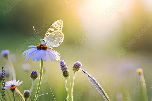 butterfly on a flower © Social