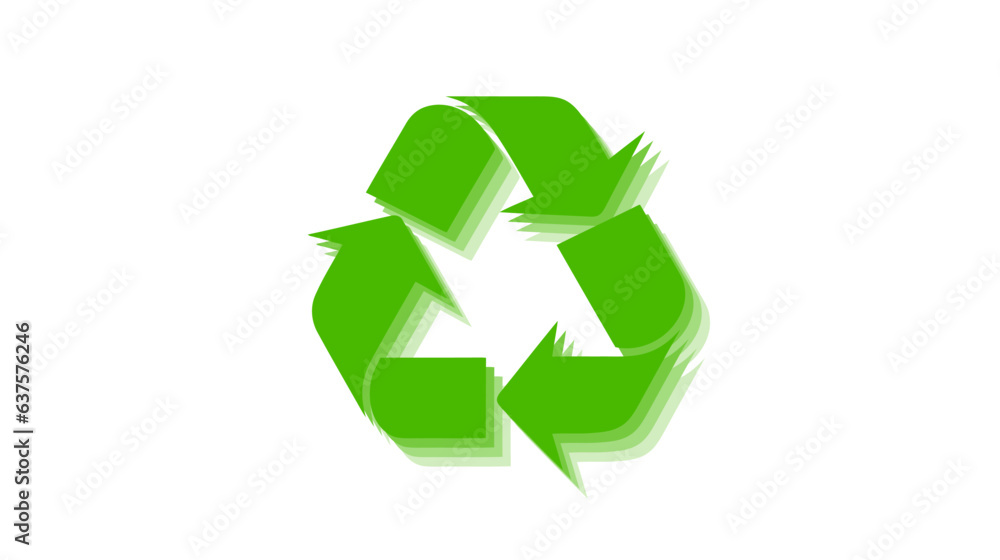 Recycle sign isolated on white background. Vector web icon Recycle sign isolated on white background. Vector web icon