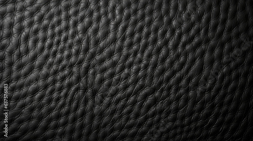 Black leather flat design t...
