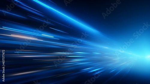 Speed motion effect background, Futuristic dark blue background