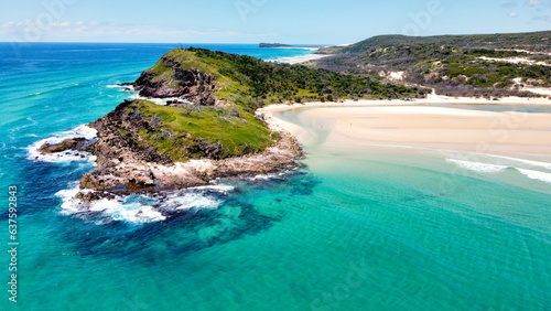 Photography Waddy Point headland, Fraser Island. K'gari.