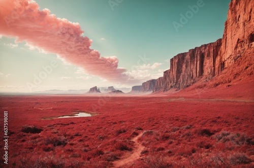 clouds over the valley