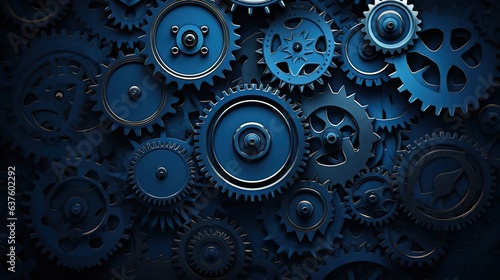 Abstract Gear and Wheel Background