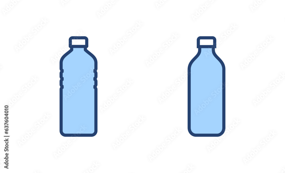 Bottle icon vector. bottle sign and symbol