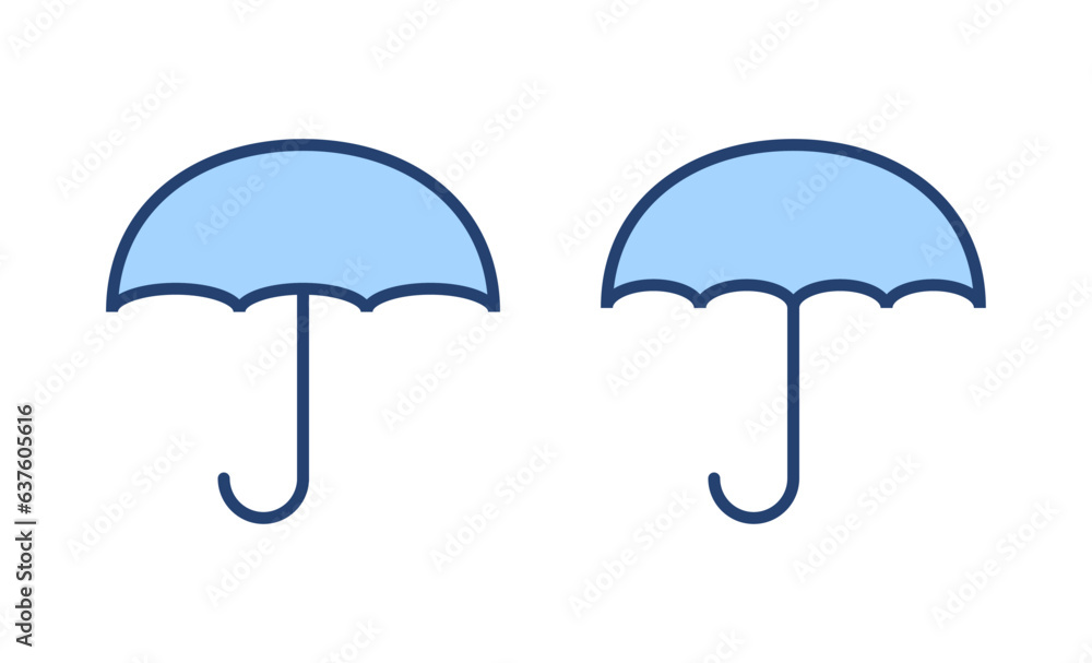 Umbrella icon vector. umbrella sign and symbol Umbrella icon vector. umbrella sign and symbol