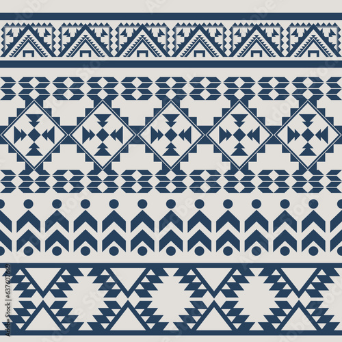 Tribal vector ornament. Seamless African pattern. Ethnic carpet with chevrons. Aztec style. Geometric mosaic on the tile, majolica. Ancient interior. Modern rug. Geo print on textile.ikat pattern