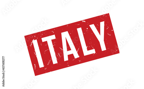 Italy Rubber Stamp Seal Vector