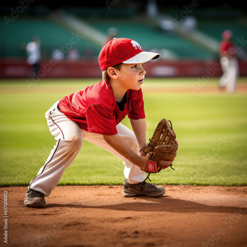 lifestyle photo little league baseball player in action photo
