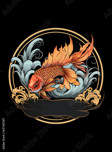 Logo of a fishmonger or of some place related to the sea