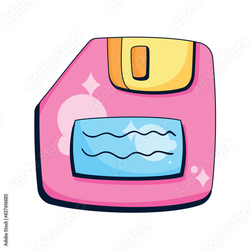 pink disk floppy