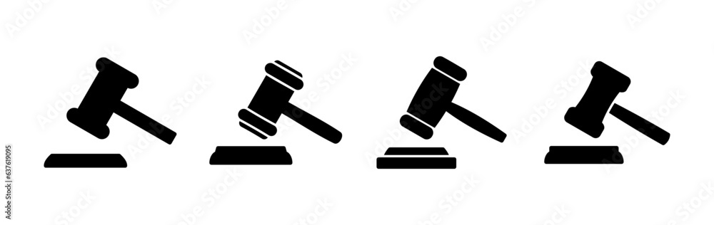 Gavel icon vector. judge gavel icon. auction hammer Gavel icon vector. judge gavel icon. auction hammer