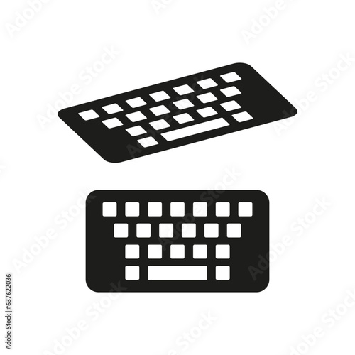 Keyboard icon. Vector illustration. EPS 10.