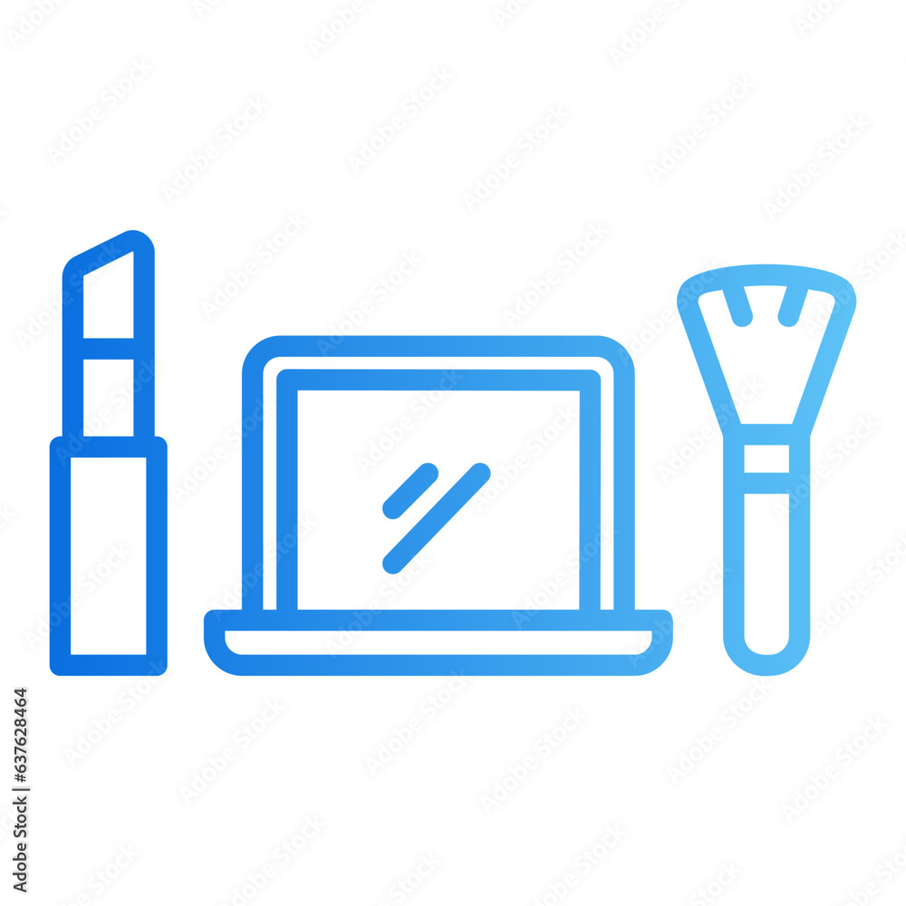 makeup gradient icon makeup gradient icon
