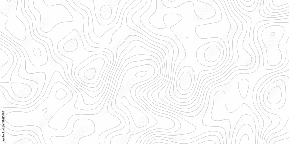 Background lines Topographic map. Geographic mountain relief. Abstract lines background. Contour maps. Vector illustration, Topo contour map on white background, Topographic contour lines.