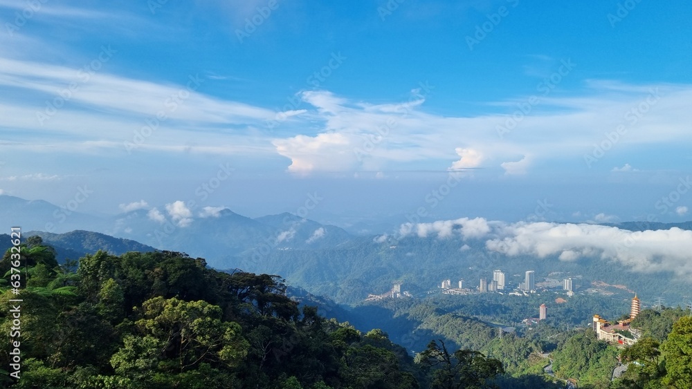 Fototapeta premium mountains and clouds