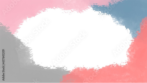 Abstract pink watercolor background.Hand painted watercolor. vector
