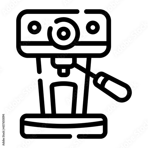 coffee machine Line Icon