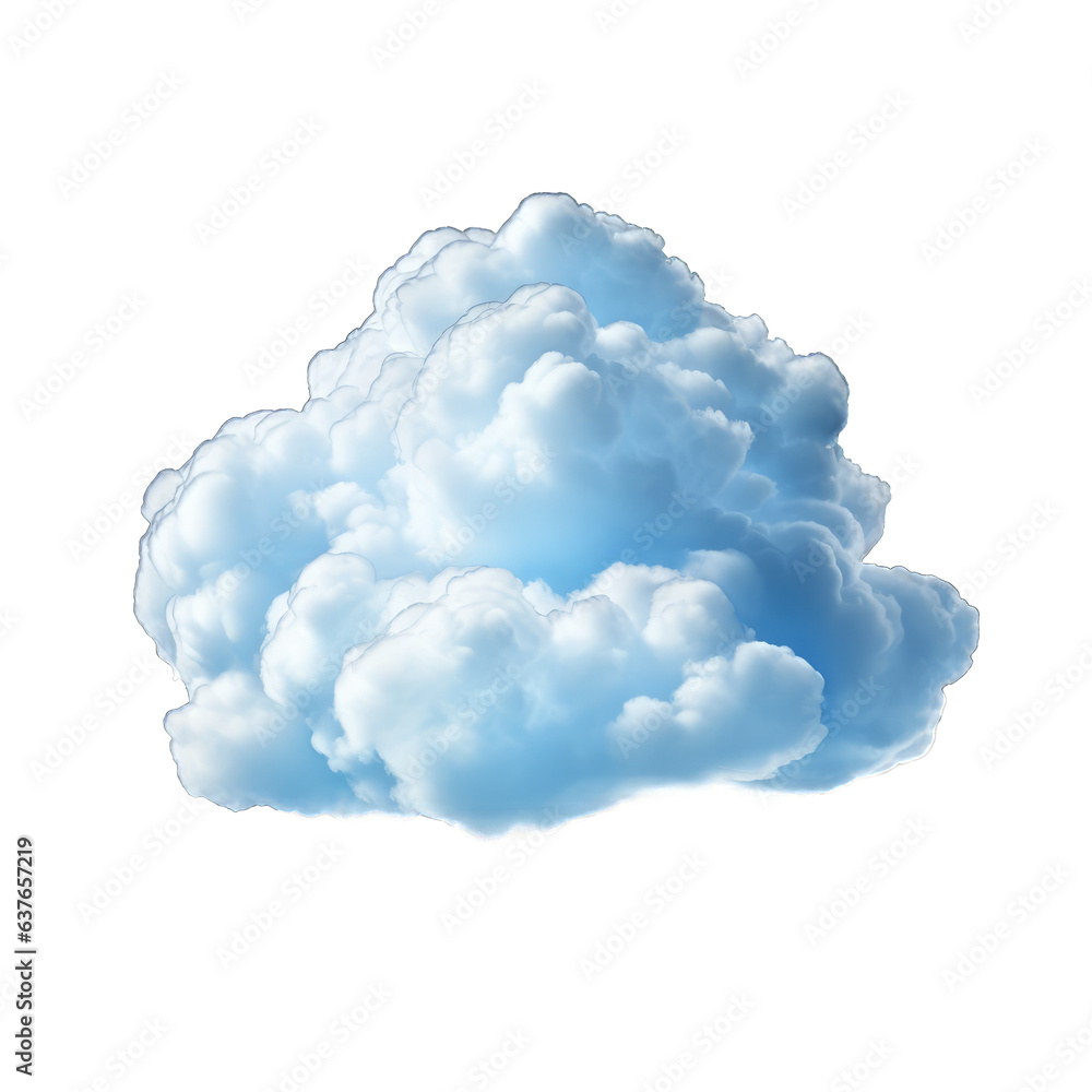 Cloud. Transparent Background