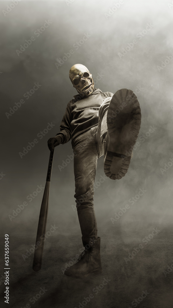 Fototapeta premium Scary demon Halloween