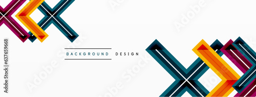 Cross line background minimal geometric template. Design for wallpaper, banner, background, landing page, wall art, invitation, prints, posters