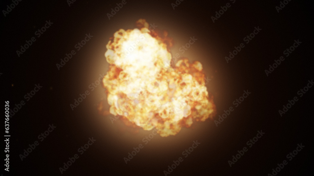 Fire Trail Explosion Logo Reveal Stock Template Adobe Stock