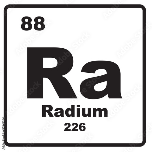 Radium element icon