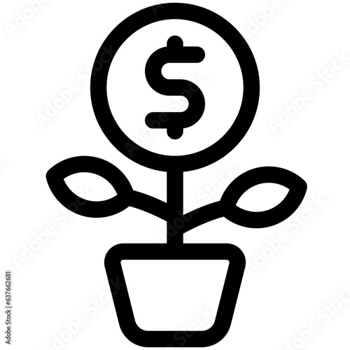 money growth icon 