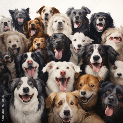 Lots of dogs, AI generated Image © musa