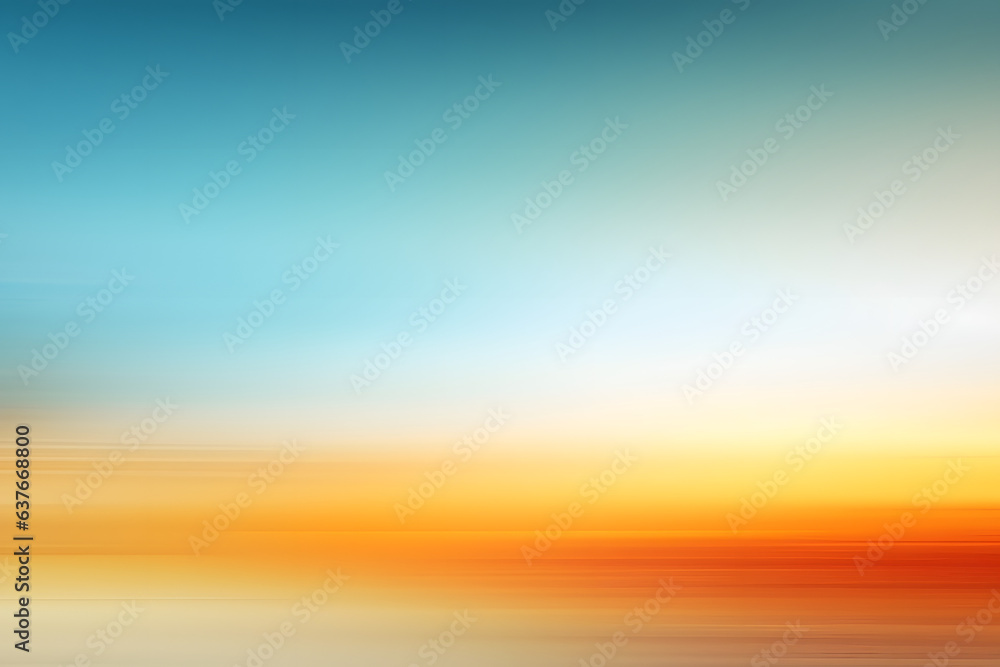 Abstract Background with Orange And Sky Blue Color