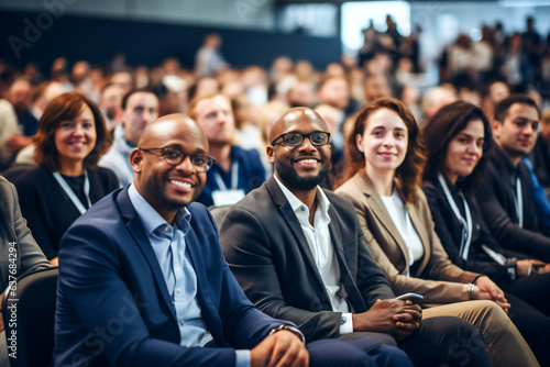 Audience at a business conference