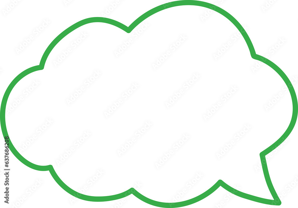 Speech bubble element Speech bubble element