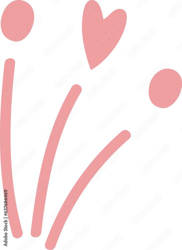 Hand drawn heart element Hand drawn heart element