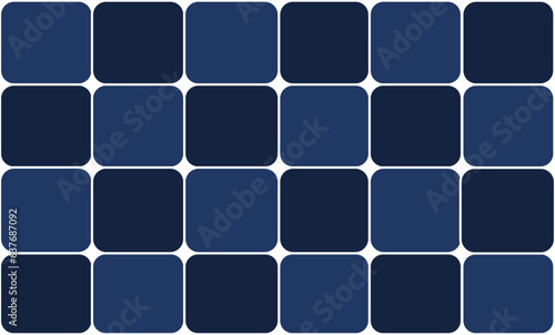 blue square background, pattern of squares, Two tone blue and white background with block pattern checkerboard styles repeat seamless image design for fabric printing