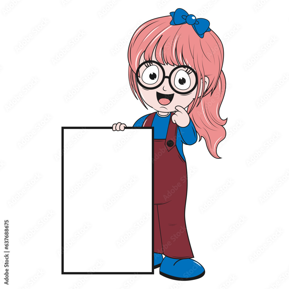 cute girl cartoon illustration cute girl cartoon illustration