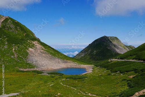 Mount Norikura (Norikura-dake) is a potentially active volcano located on the borders of Gifu and Nagano prefectures in Japan. It is part of the Hida Mountains and is listed among the 100 Famous Japan