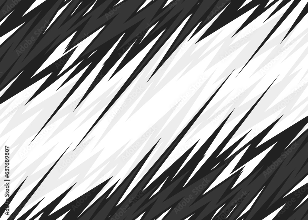 Obraz premium Abstract background with jagged spikes pattern and with some copy space area