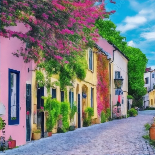 Beautiful street in the town © Dip