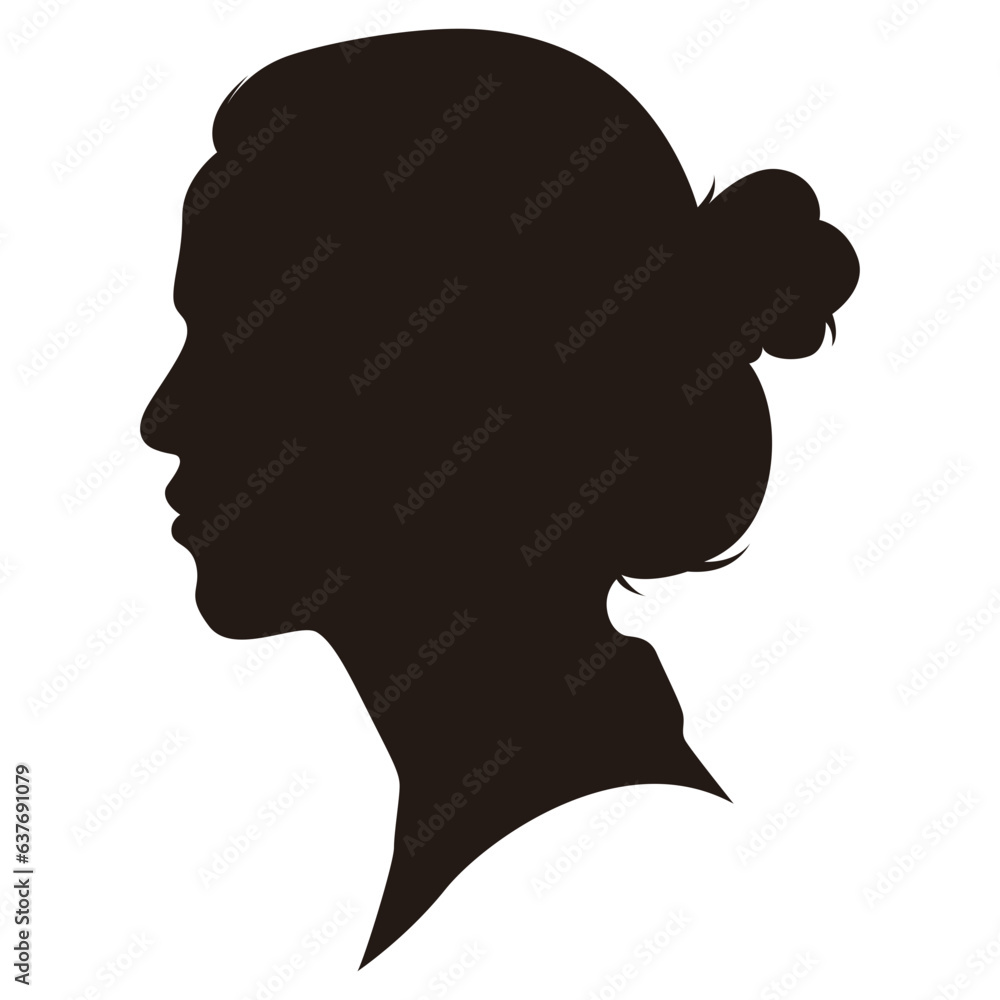 Woman Head Silhouette