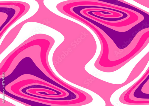 Abstract background with gradient colorful swirl line pattern