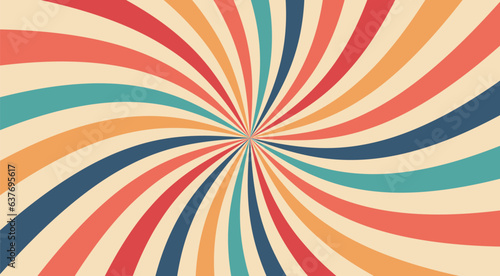 Carnival or circus retro sunlight rays background layout, vintage sunbeam burst. Party poster, chapiteau circus show ticket sunburst colorful beam vector background. Carnival invitation pattern